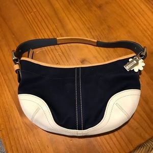 Cute navy coach bag